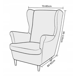 Itin kokybiško gamintojo užvalkalas IKEA foteliui ir kėdutei