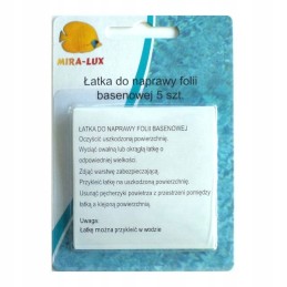 Mira Lux baseino folijos taisymo pleistrai, 5 vnt
