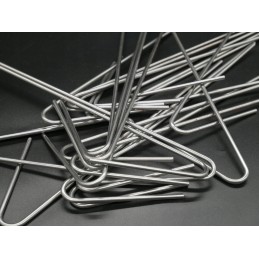 Inkariniai kaiščiai geotinkleliui geotinkleliui, ilgis 30 cm. fi 4 x 50 vnt. plieninės grotelės