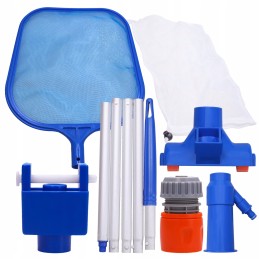 Baseino valymo rinkinys, baseino dulkių siurblys, tinklinis maišelis