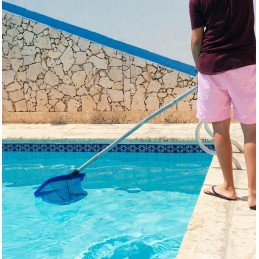 Baseino valymo rinkinys, baseino dulkių siurblys, tinklinis maišelis