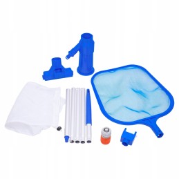 Baseino valymo rinkinys, baseino dulkių siurblys, tinklinis maišelis