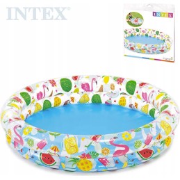 Intex apvalus pripučiamas baseinas 122 x 122 cm dizaino