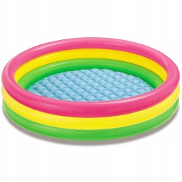 Spalvingas pripučiamas baseinas 102 x 25 cm bestway 51104