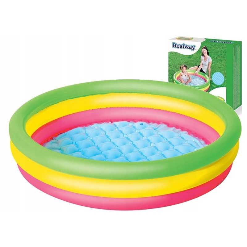 Baseinas, pripučiamas baseinas vaikams, sodas, 102x25
