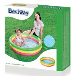 Baseinas, pripučiamas baseinas vaikams, sodas, 102x25