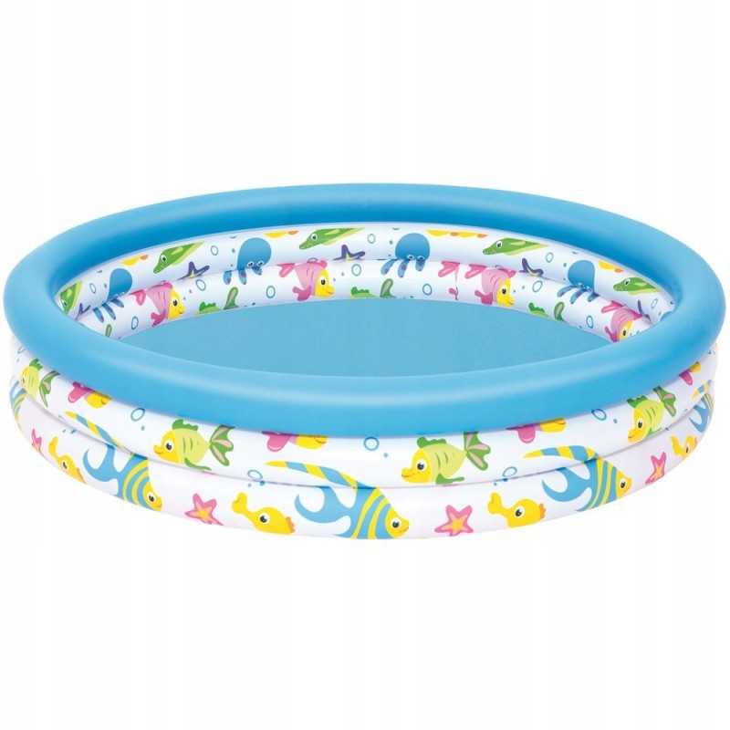 Koralinis vaikų baseinas pripučiamas baseinas 122 x 25 cm bestway