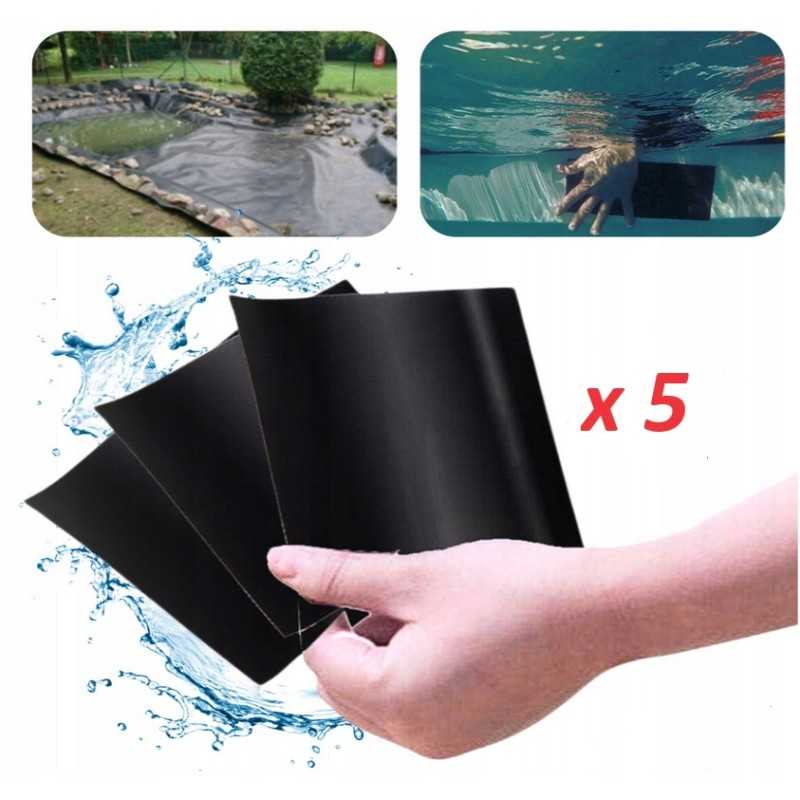 Lipni remonto sandarinimo juosta, skirta vandeniui atspariems baseinų ir tvenkinių lopams