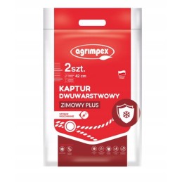 Agrimpex plus dvisluoksnis žiemos apsauginis gaubtas 90x130 cm 2 vnt.