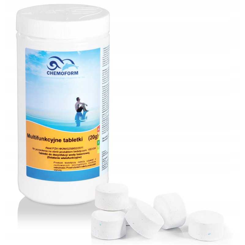 Daugiafunkcinės chloro tabletės 20g chemoformas 1kg