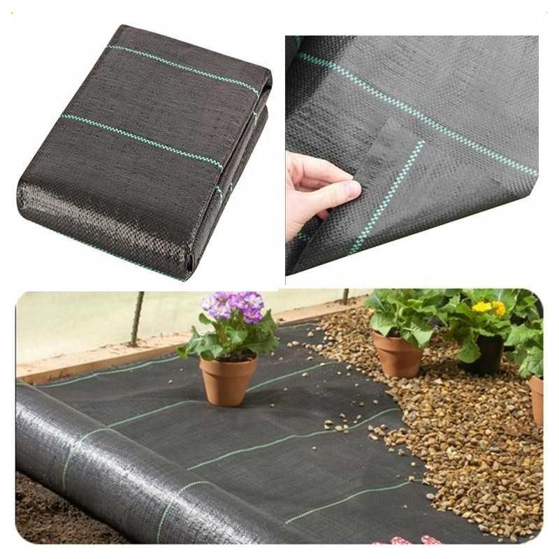 Žemės ūkio audinys piktžolėms 160 cm x 10 m storio UV filtras