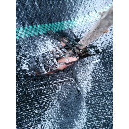 Žemės ūkio audinys piktžolėms 160 cm x 10 m storio UV filtras