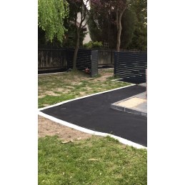 Agrowwoven 1x20m storis 100g agroaudinys wigofil juodas piktžolių kilimėlis