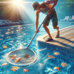 ❇️ Paviršinis tinklas su pagaliuku 120cm baseinui