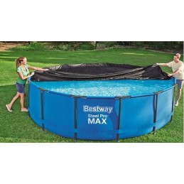 Plieninio baseino dangtis 305 cm 58036 bestway
