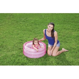Bestway pripučiamas baseinas, rožinis, 70x30cm