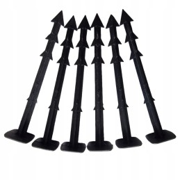 200 vnt. rankenos smeigtukai inkarai augintiniai audiniai 15cm