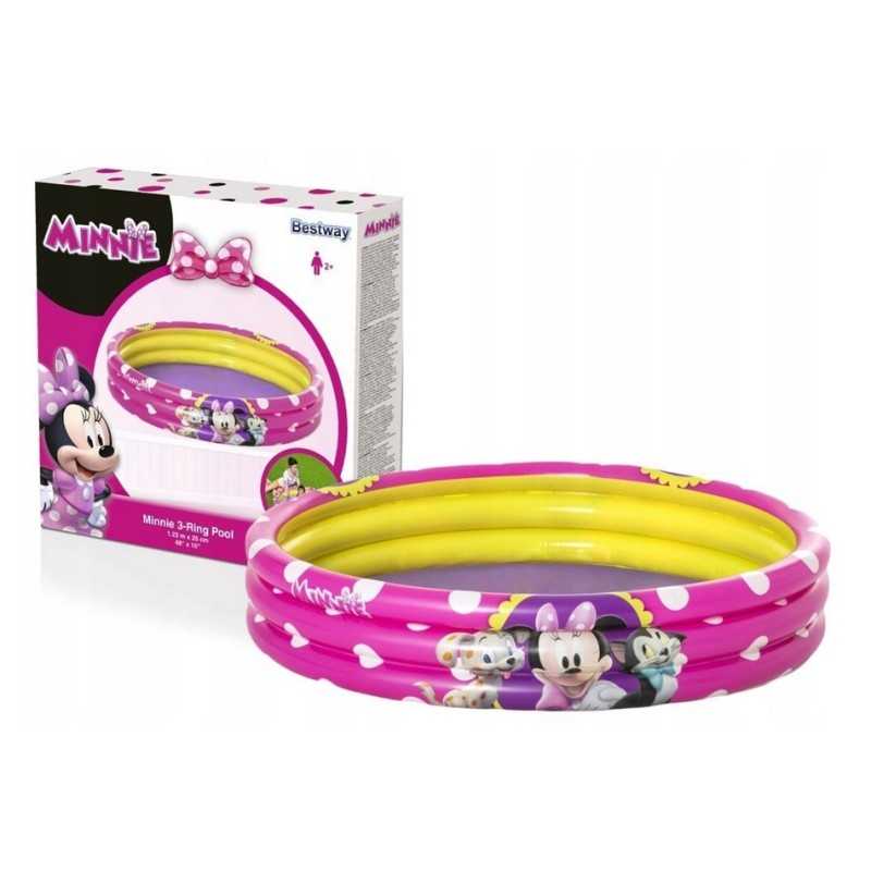 Bestway minnie mouse pripučiamas baseinas 122x25cm