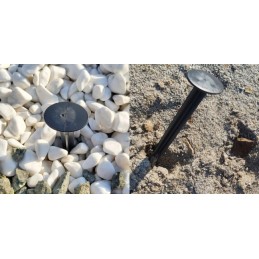 Inkariniai kaiščiai 15 cm su stiklo pluoštu žemės ūkio audiniams žemės ūkio tekstilei 100 vnt.