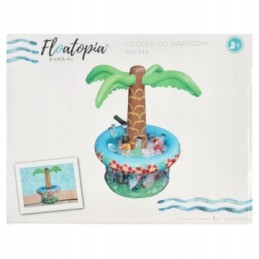 Floatopia gėrimų aušintuvas, pripučiama palmė