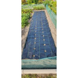 Agrotekstas su skylutėmis braškėms agurkams salatui