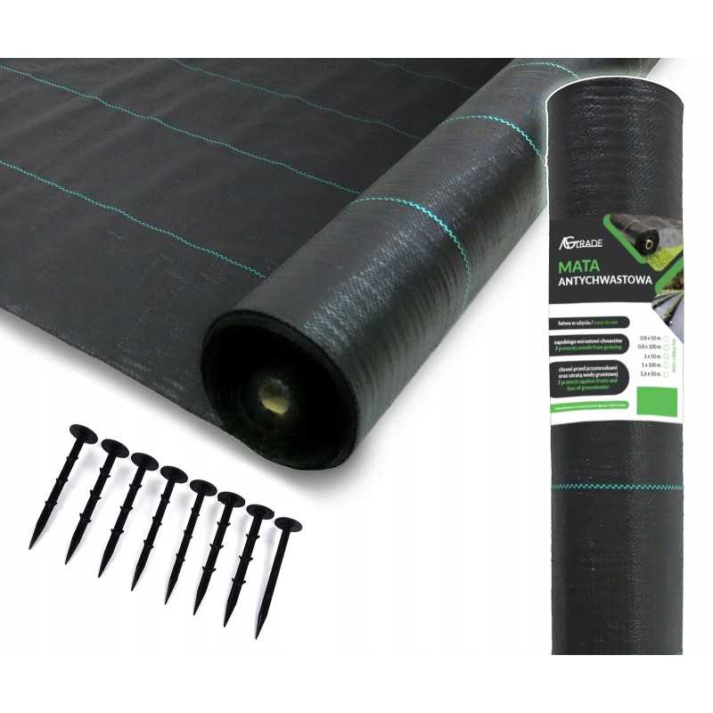 Agrotekstilinis kilimėlis nuo piktžolių 0,8x50m 70g/m2