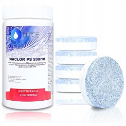 Kelios tabletės baseino chloro šoko tabletei viskas viename mėlyname 1k