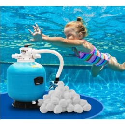 Filtravimo kamuoliukų įdėklas baseino smėlio siurbliui SPA sūkurinei voniai baseinui 500g