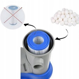 Filtravimo kamuoliukų įdėklas baseino smėlio siurbliui SPA sūkurinei voniai baseinui 500g