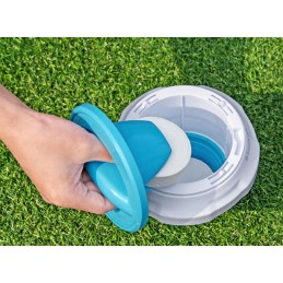 Chloro cheminių tablečių dozatorius baseinams su pirštine Bestway 58668