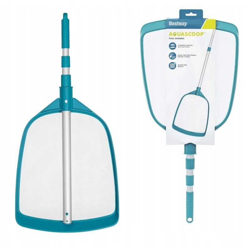 58635 žvejybos tinklas baseino valymui Bestway lazdelių valymo rinkinys