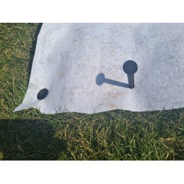 100 vnt. smeigtukai smeigtukai rankenos augintiniai audiniai 300mm