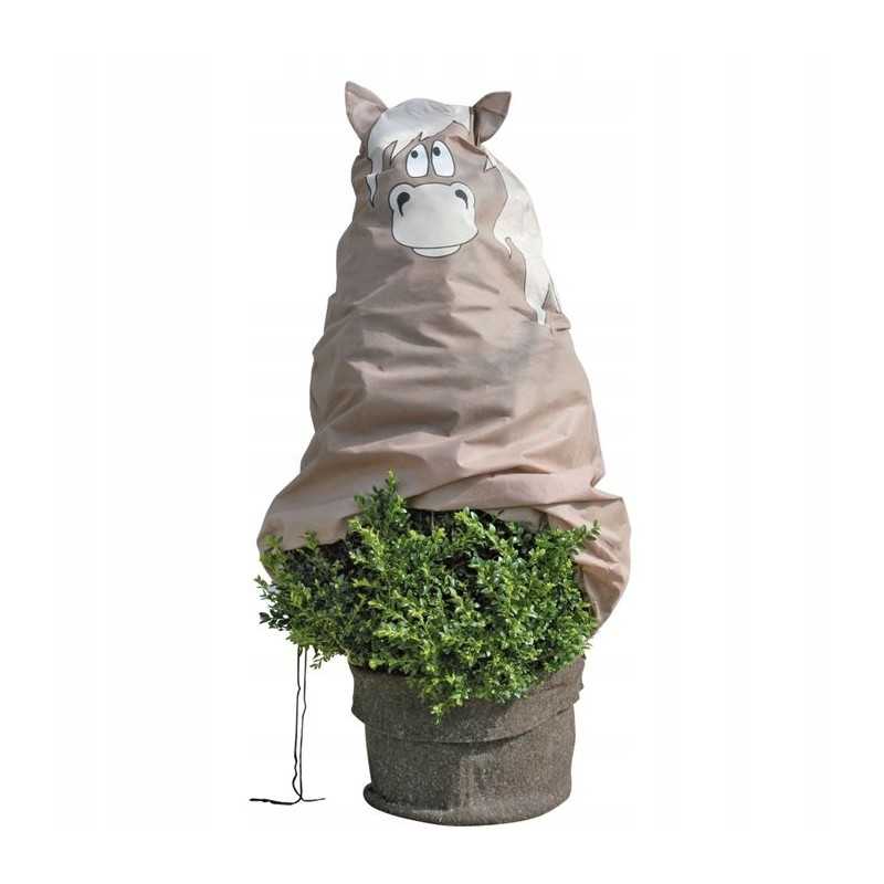 Gaubtas pagamintas iš austos arklio įlankos aukštis 125 x 115 cm