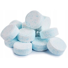 Chloras sūkurinėms vonioms, tabletės, baseino chemijos rinkinys su dozatoriumi, 1 kg
