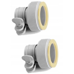 2x reduktorius, adapteris, jungtis, intex baseino siurblys