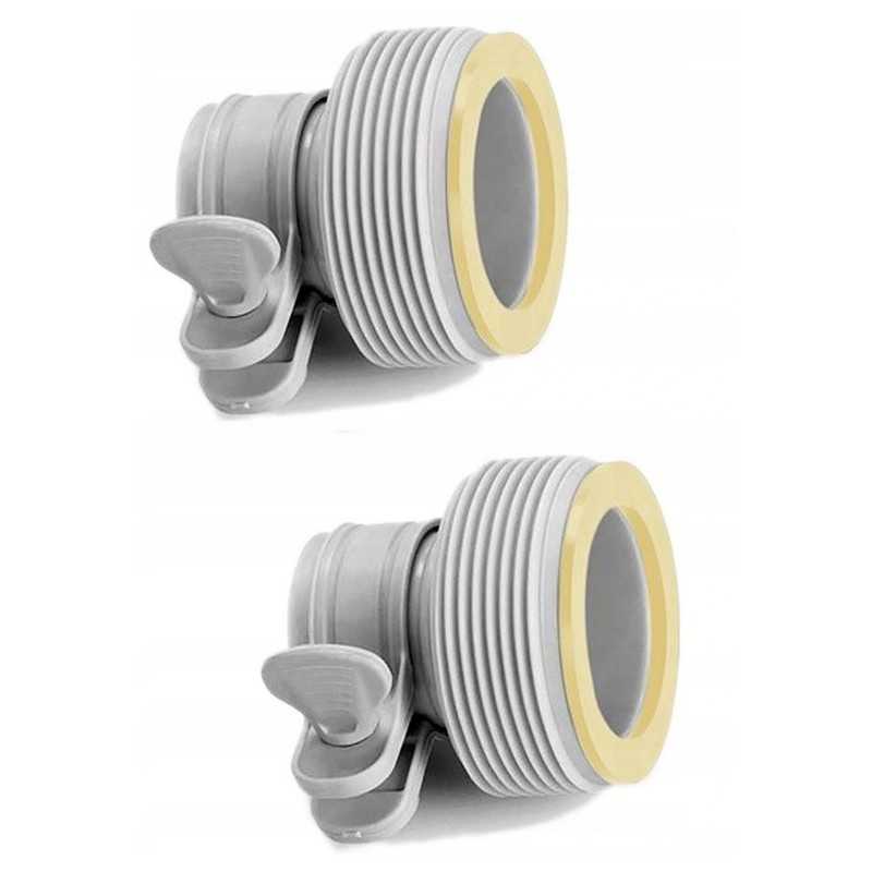 2x reduktorius, adapteris, jungtis, intex baseino siurblys