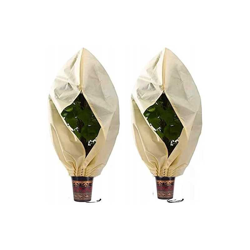 Yohencin augalų apsauga žiemai, kvėpuojanti, atspari vandeniui, izoliuota, smėlio spalvos, augalų apsauga, žiemai, palmė, alyvme