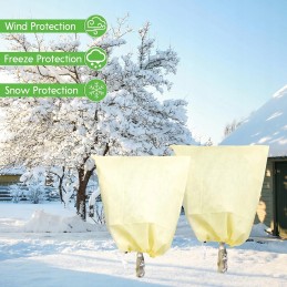 žiemos apsauginis gaubtas augalams be 60x60cm 2vnt žieminis maišelis tvirtas