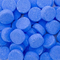 11in1 chloro 1kg plaukimo baseino mėlynos tabletės 20g mėlynos spalvos daugiafunkcis dozatorius