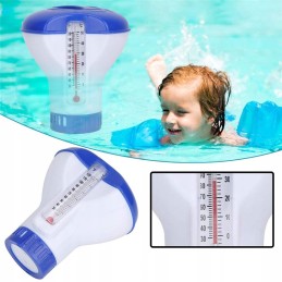 11in1 chloro 1kg plaukimo baseino mėlynos tabletės 20g mėlynos spalvos daugiafunkcis dozatorius