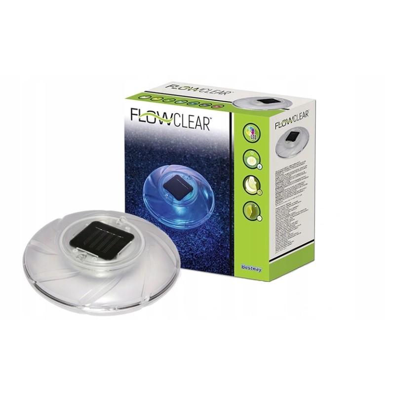 Bestway 58111 saulės lempa baseinui, LED spalvos