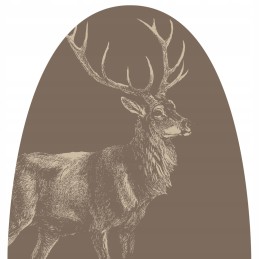 Gaubtas iš austo elnio su užpakaliu 110xw 110cm