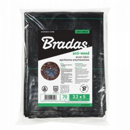 Agrotekstilė nuo piktžolių Bradas juoda 3,2x5m 70g/m² at7032005