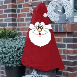 Kalėdų Senelio neaustinis gobtuvas