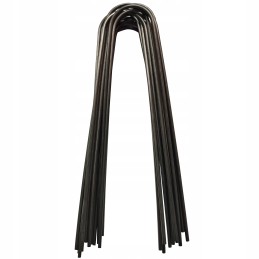 Metaliniai smeigtukai įvairių tipų agrotekstilei, agrotekstilei ir geotekstilei tvirtinti prie žemės, taip pat smeigtukai kurmių