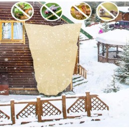 Apsauginis užvalkalas augalams nuo šalčio, smėlio spalvos užvalkalas 80x100 cm 1 vnt.