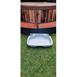 Intex 29080 gray pool ladder foot rinsing bowl