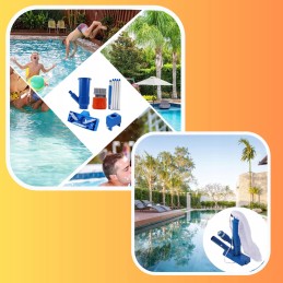 Dulkių siurblių rinkinys baseinų valymui, tinklelis