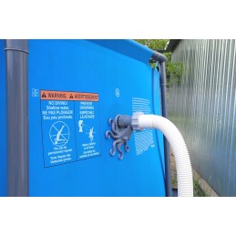 Baseino vamzdžių atrama intex bestway baseino vamzdžiams su 32x38 redukcijos adapteriu