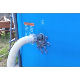 Baseino vamzdžių atrama intex bestway baseino vamzdžiams su 32x38 redukcijos adapteriu